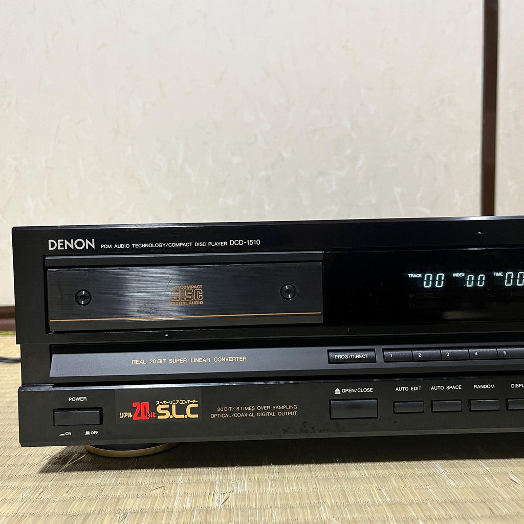Denon DCD-1510 High-End Vintage Compact Disc Player • 20-bit SLC • 8x Oversampling • Optical Digital Output