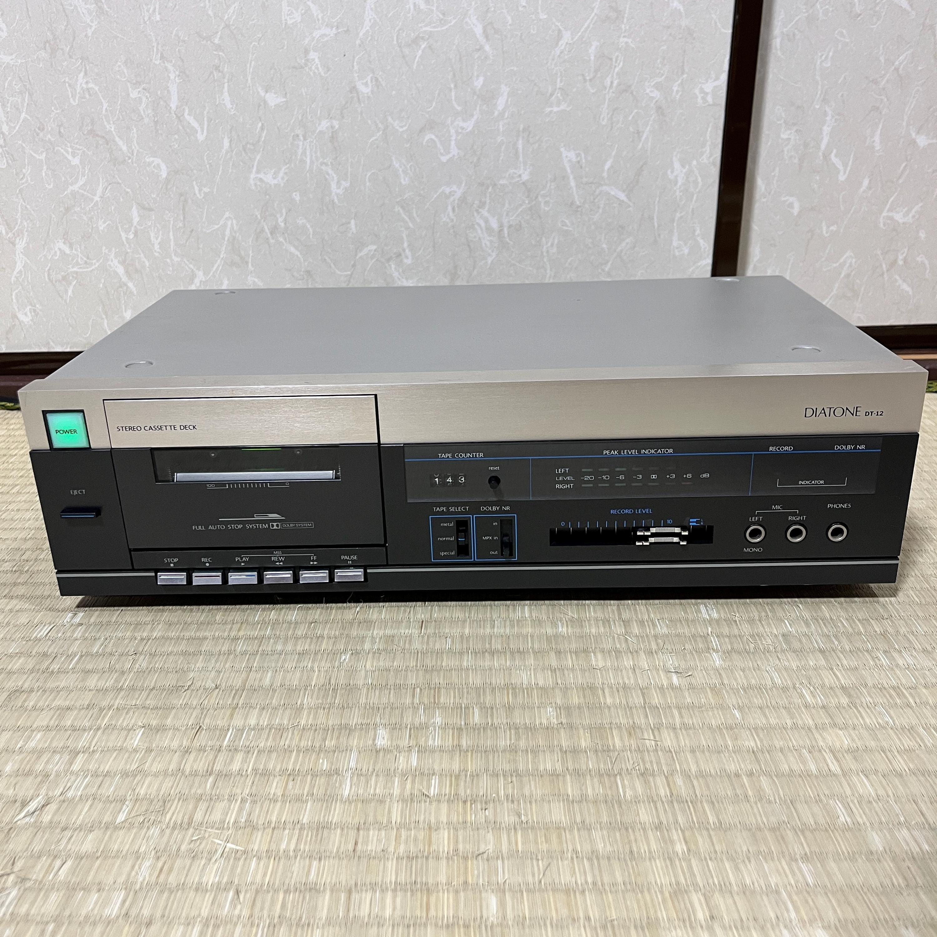 Diatone DT-12 (Mitsubishi) Stereo Cassette Deck – Working Vintage Hi-Fi