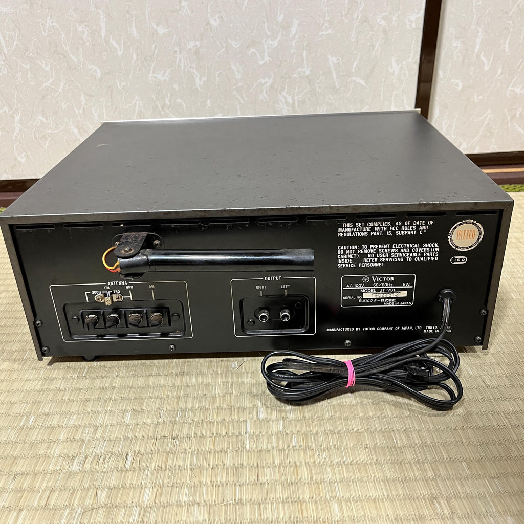 Vintage Victor JT-V31 AM/FM Stereo Tuner – Fully Working – Japanese Model 100V
