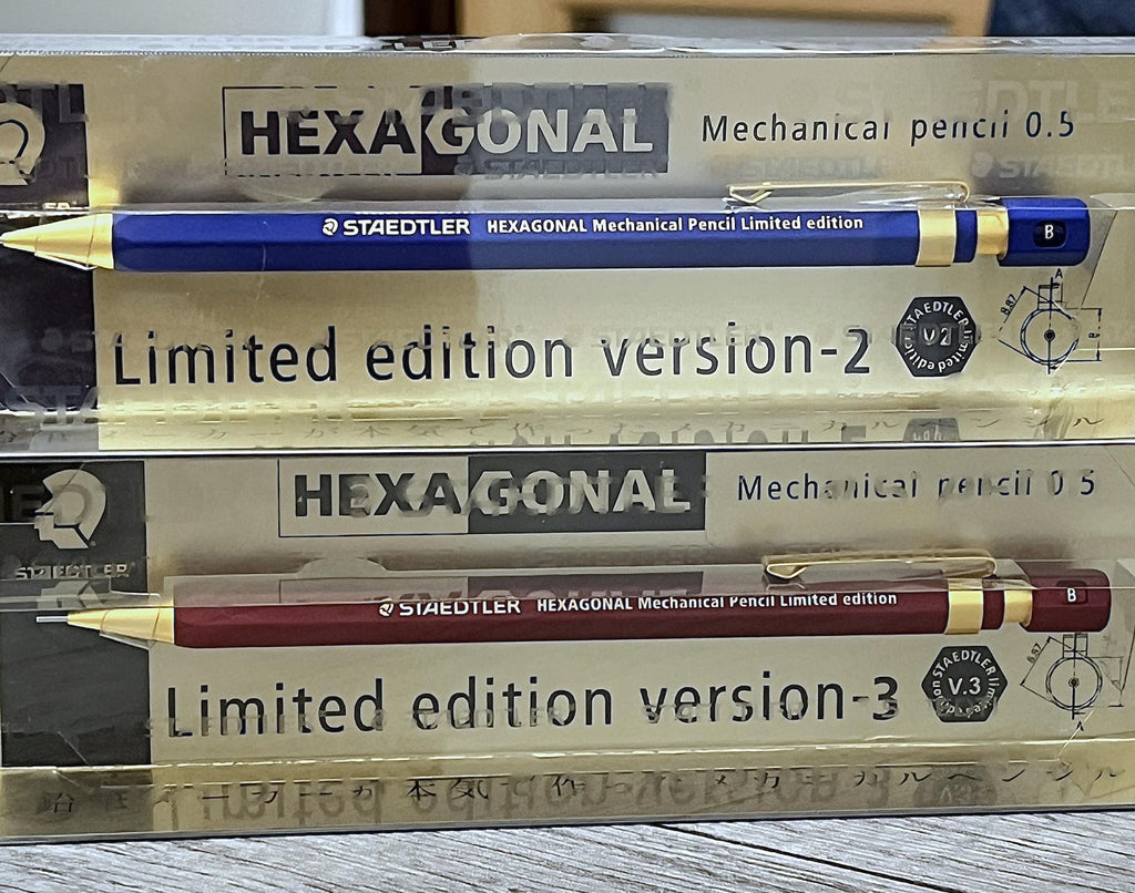 Staedtler Hexagonal Mechanical Pencil Set Ver.2 Limited Edition – Red & Blue SET