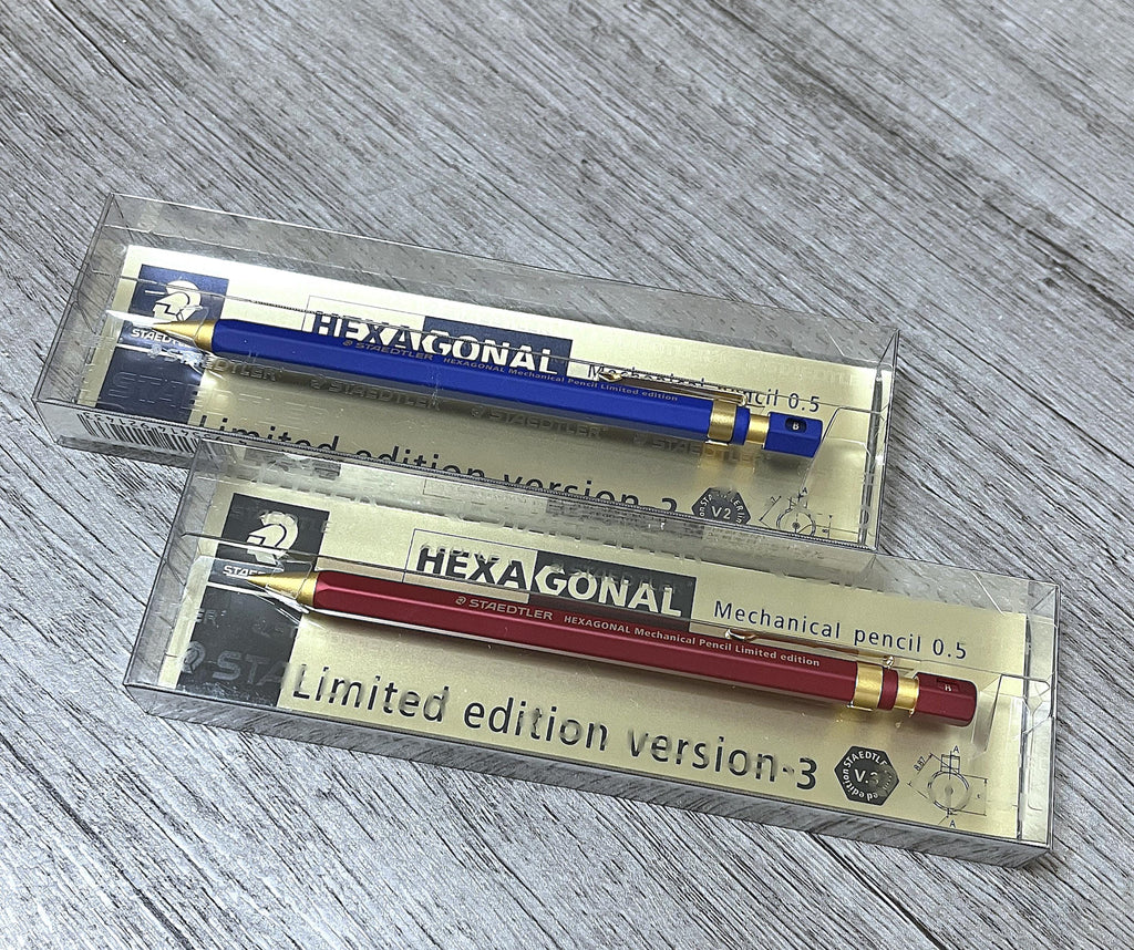 Staedtler Hexagonal Mechanical Pencil Set Ver.2 Limited Edition – Red & Blue SET