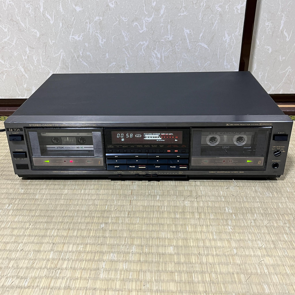 Vintage TOA FD-90 Auto-Reverse Stereo Cassette Deck
