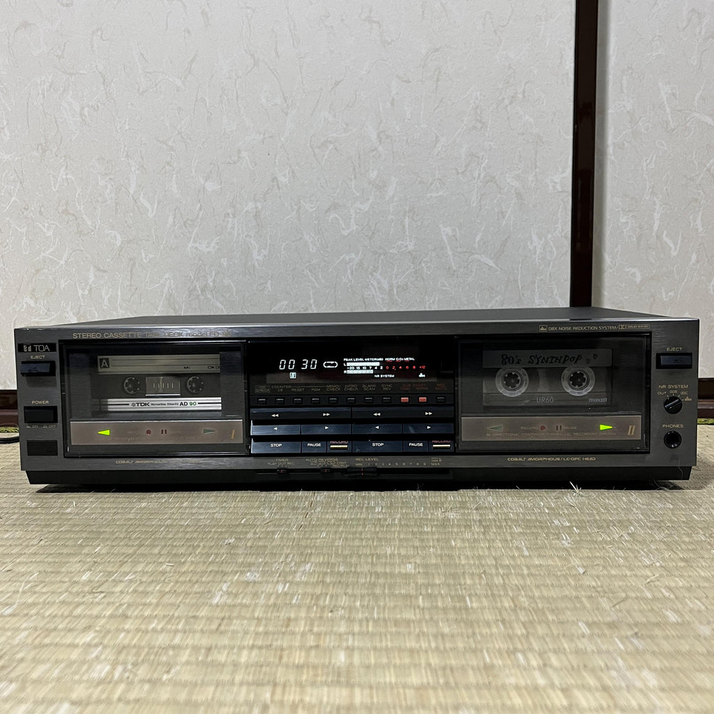 Vintage TOA FD-90 Auto-Reverse Stereo Cassette Deck