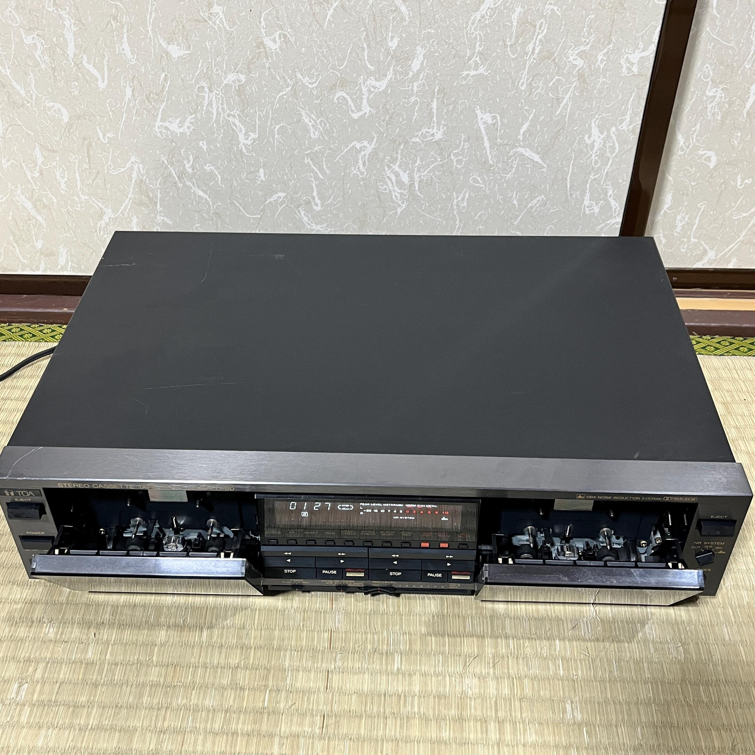 Vintage TOA FD-90 Auto-Reverse Stereo Cassette Deck