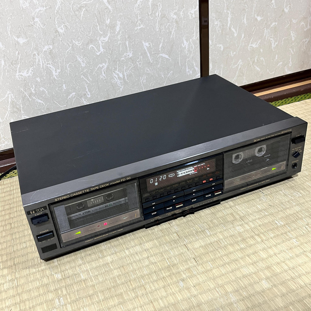 Vintage TOA FD-90 Auto-Reverse Stereo Cassette Deck