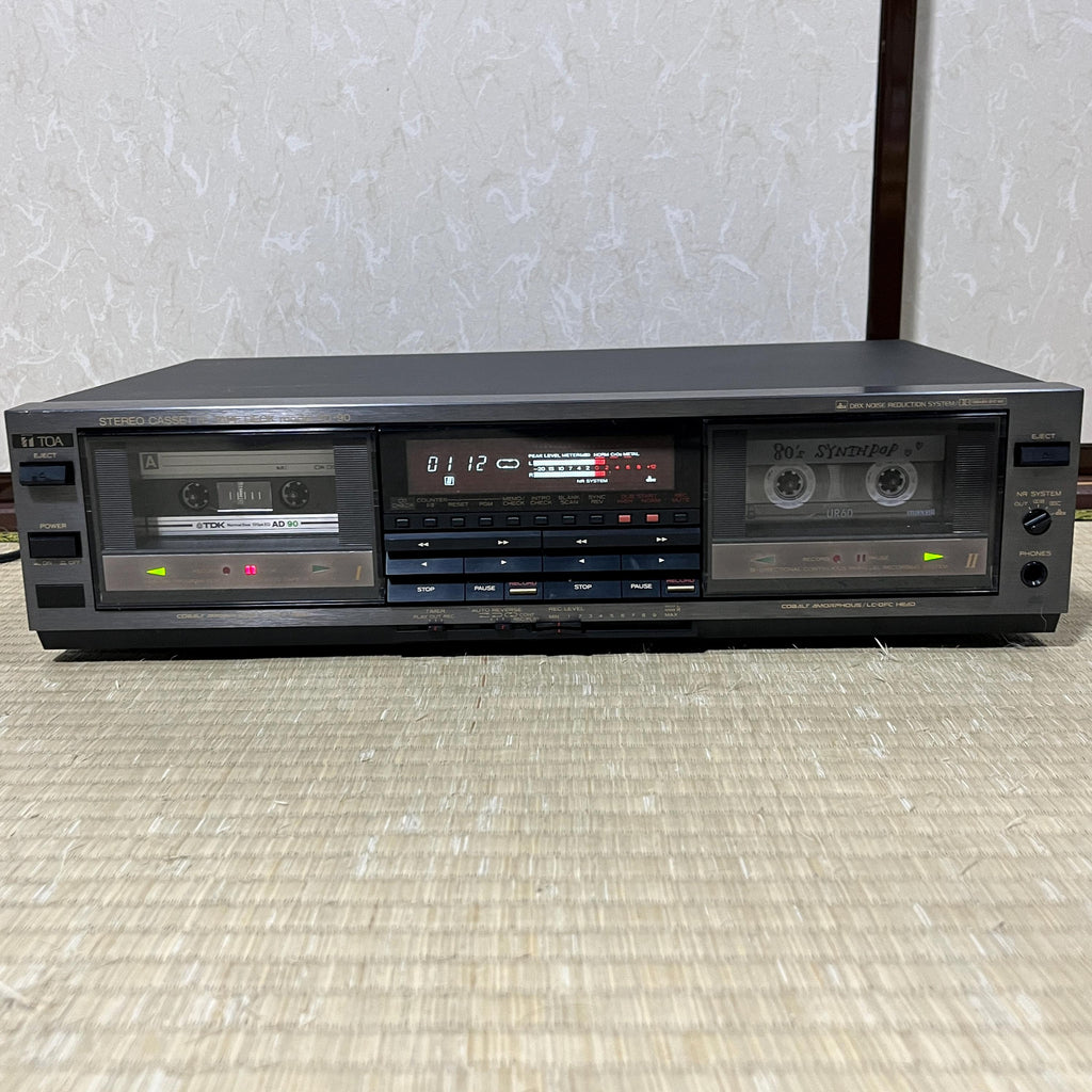 Vintage TOA FD-90 Auto-Reverse Stereo Cassette Deck