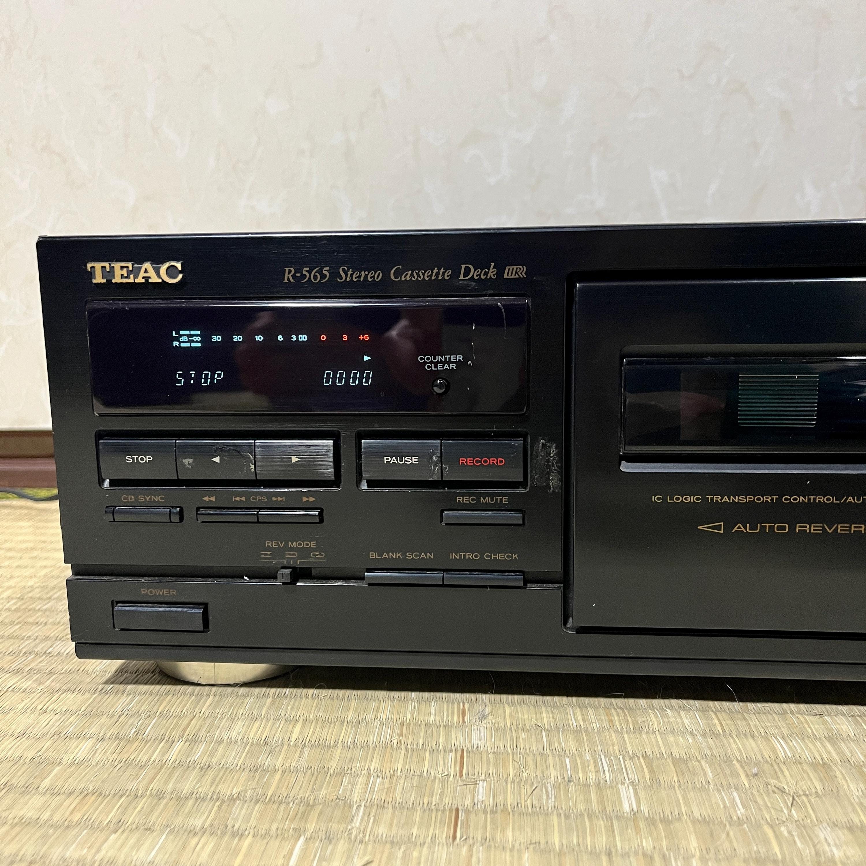 TEAC R-565 Stereo Hi-Fi Cassette Deck – Vintage Japanese Audio