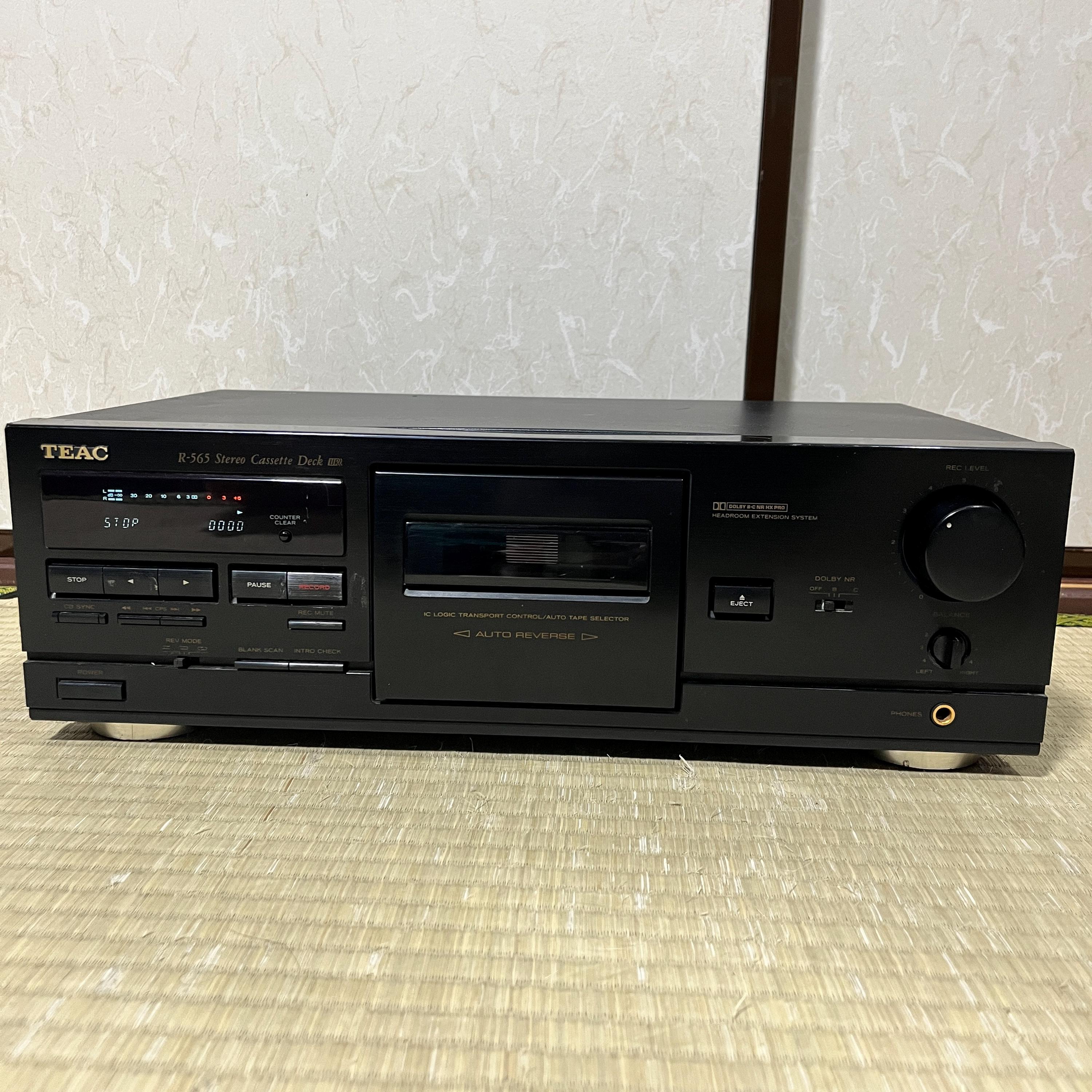 TEAC R-565 Stereo Hi-Fi Cassette Deck – Vintage Japanese Audio