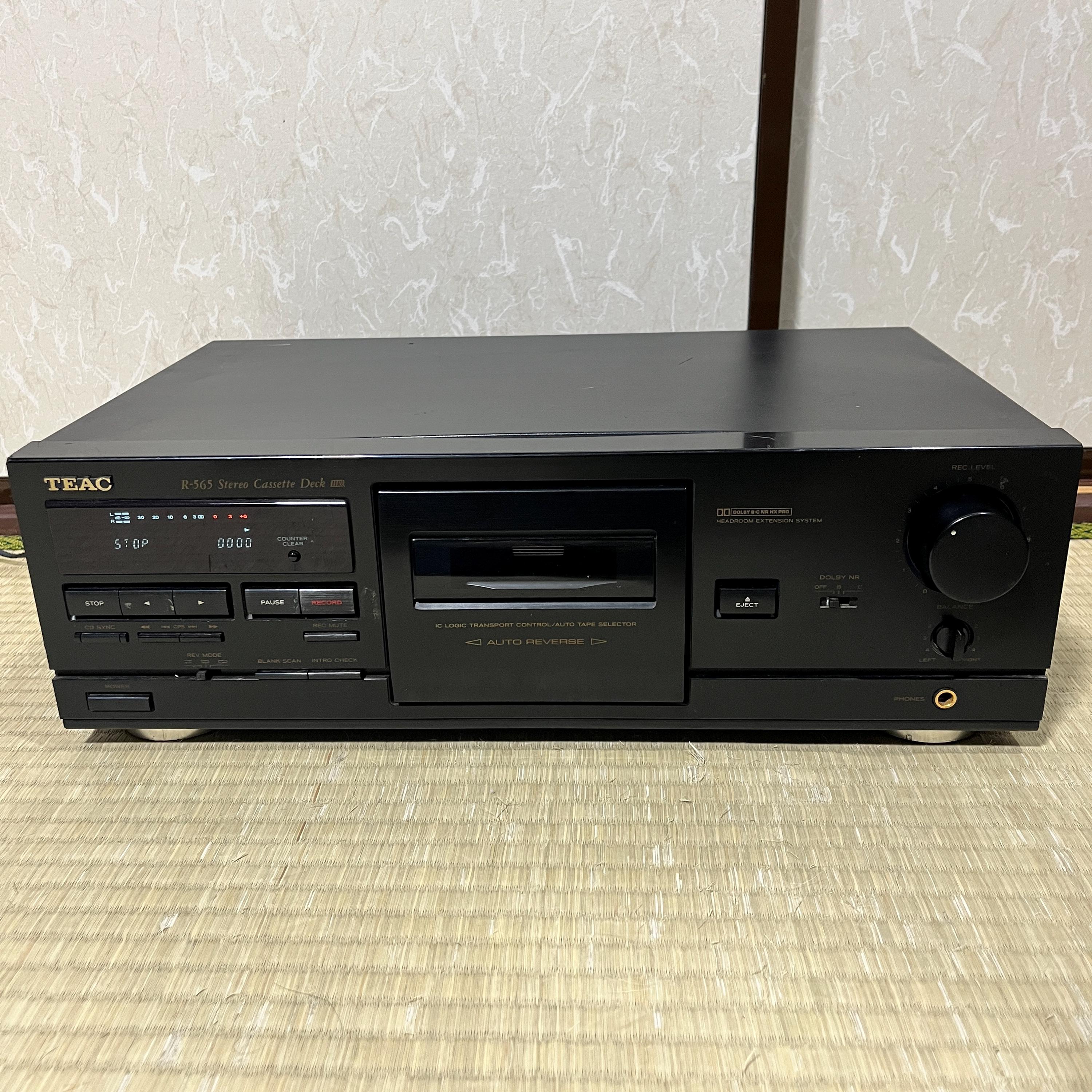TEAC R-565 Stereo Hi-Fi Cassette Deck – Vintage Japanese Audio