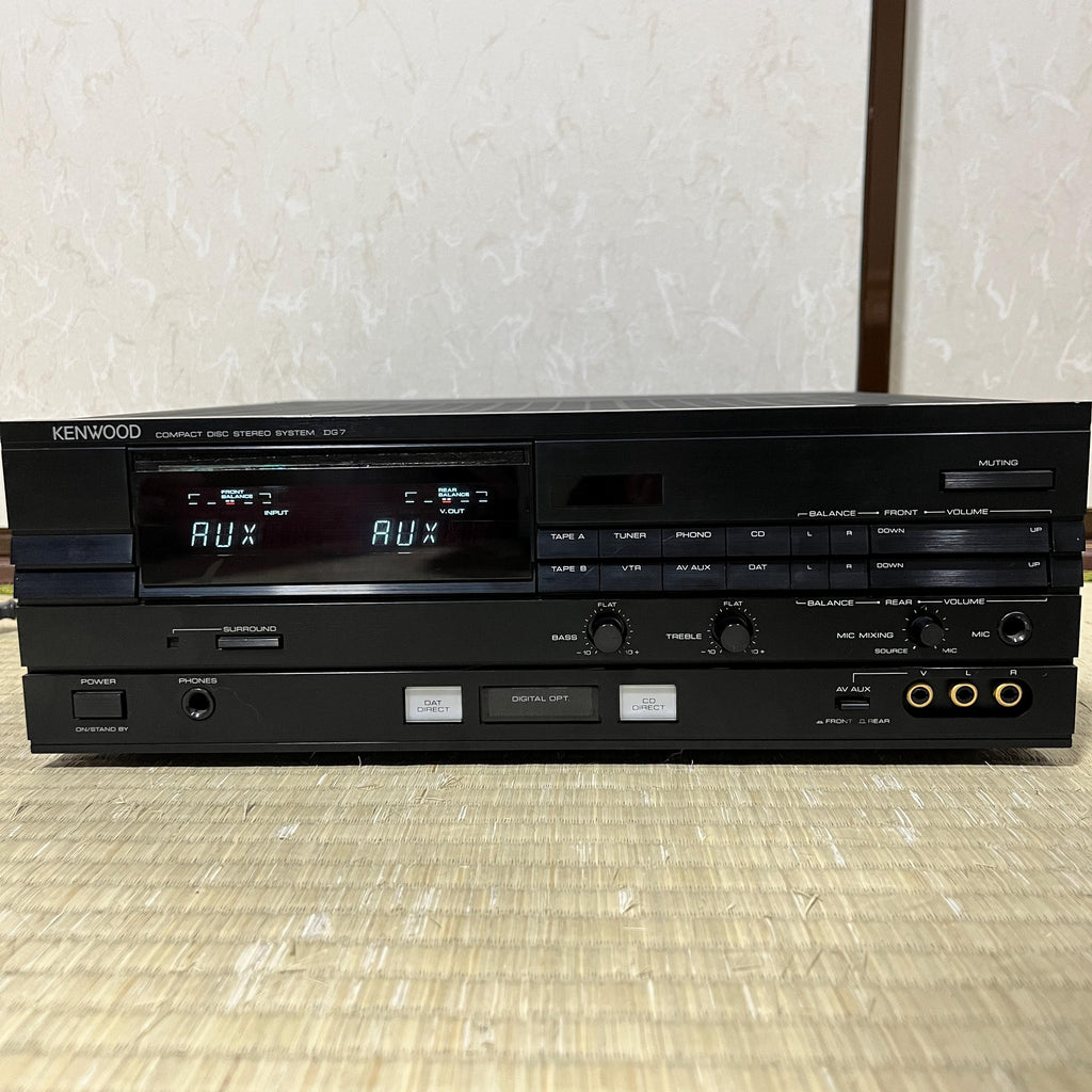 Kenwood DG 7 Stereo Amplifier Vintage Japan Working