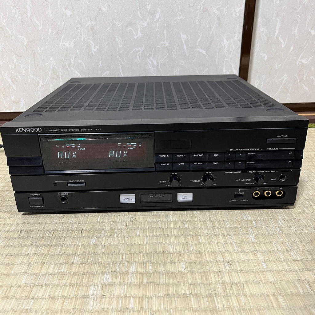 Kenwood DG 7 Stereo Amplifier Vintage Japan Working