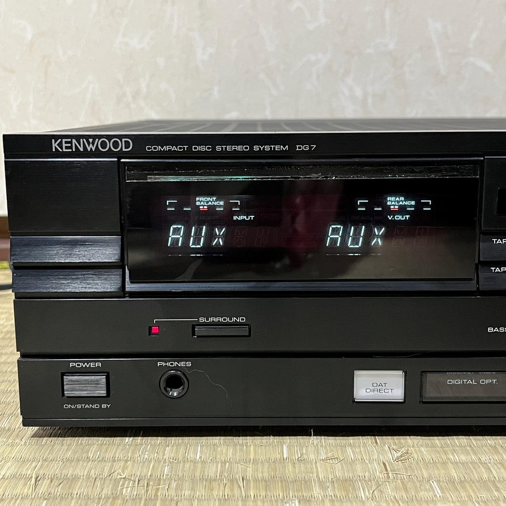 Kenwood DG 7 Stereo Amplifier Vintage Japan Working