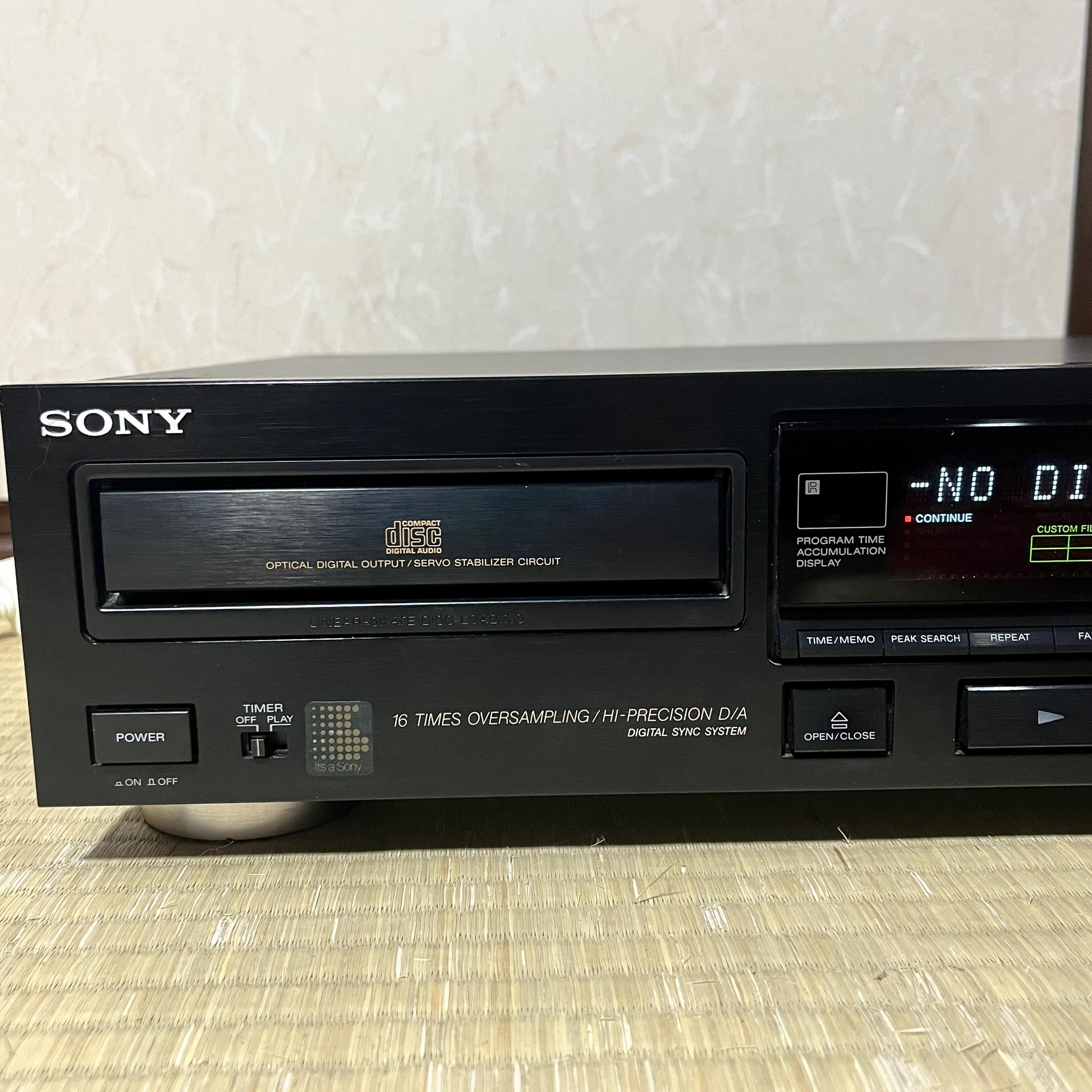 Vintage Sony CDP-990 High-End Audiophile CD Player – Left Channel Only, For Parts / Repair
