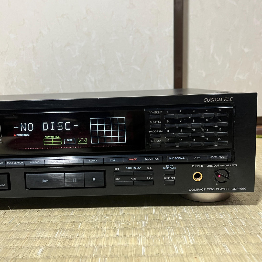 Vintage Sony CDP-990 High-End Audiophile CD Player – Left Channel Only, For Parts / Repair