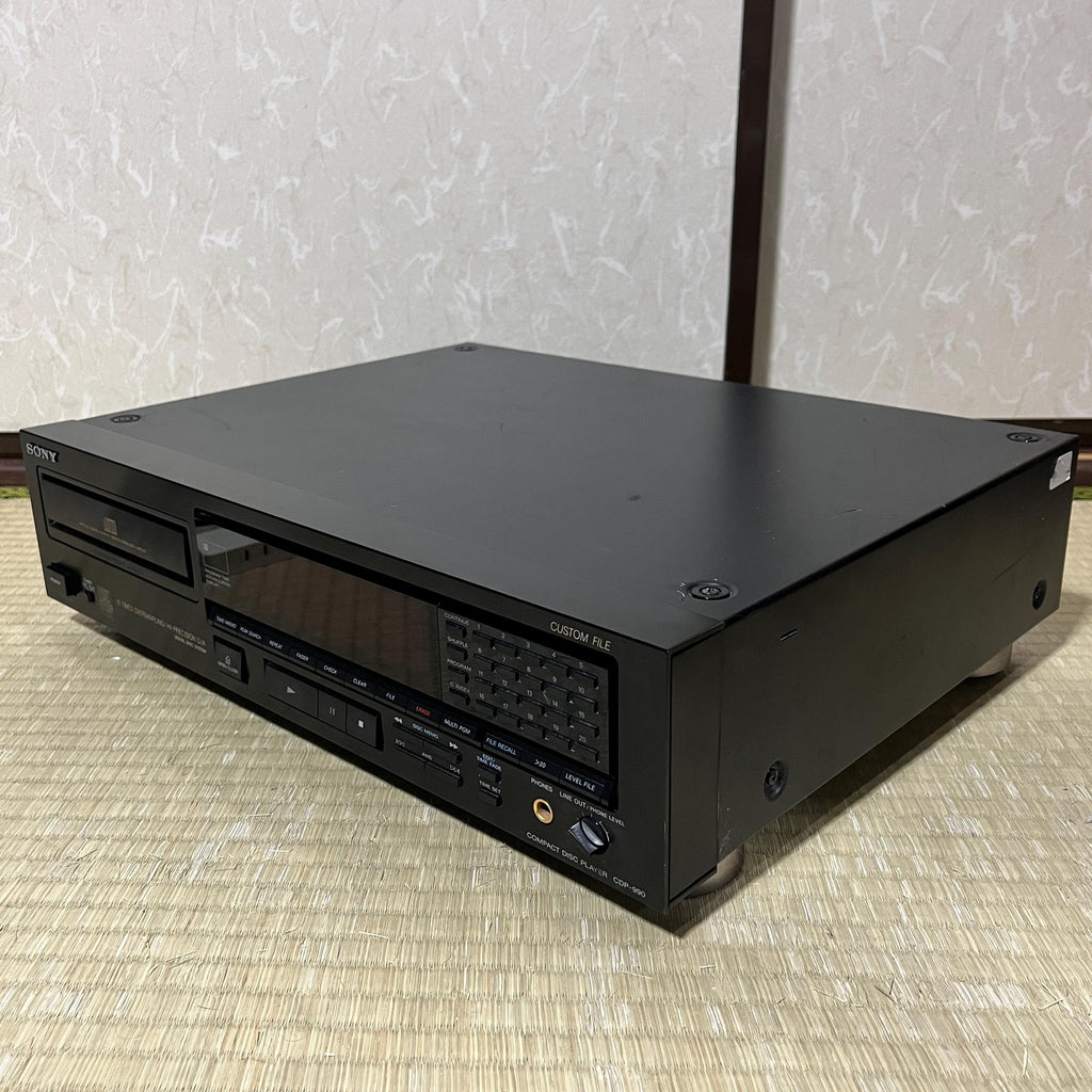 Vintage Sony CDP-990 High-End Audiophile CD Player – Left Channel Only, For Parts / Repair