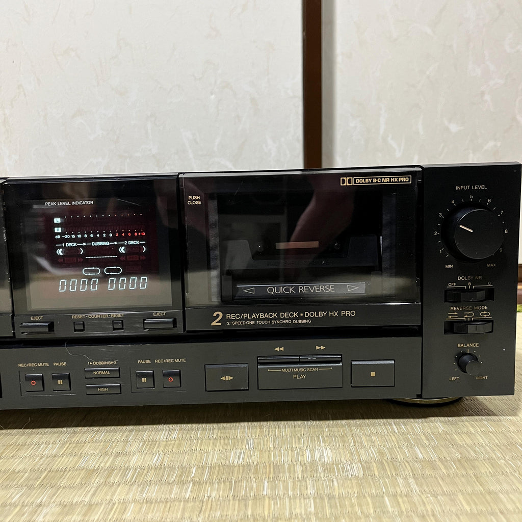 Victor TD-WR531 Twin Quick Reverse Cassette Deck – Vintage JVC Japan Working
