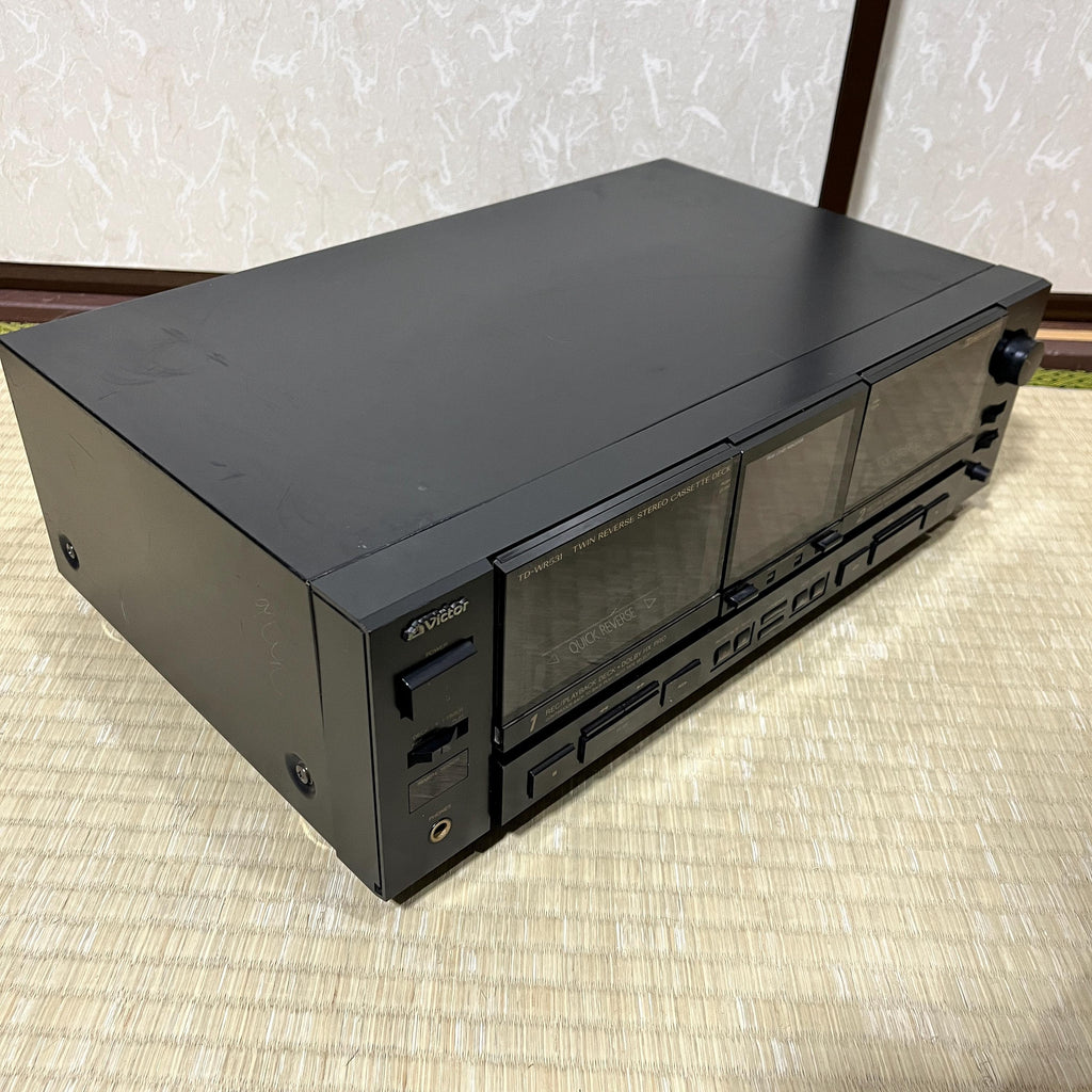 Victor TD-WR531 Twin Quick Reverse Cassette Deck – Vintage JVC Japan Working
