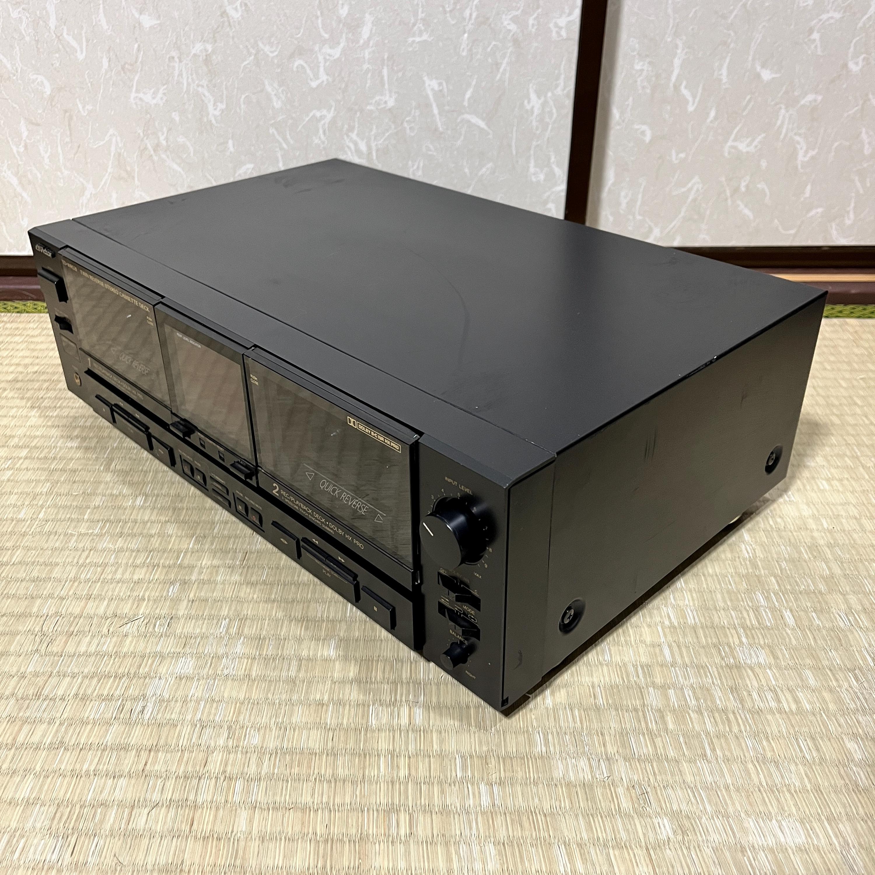 Victor TD-WR531 Twin Quick Reverse Cassette Deck – Vintage JVC Japan Working