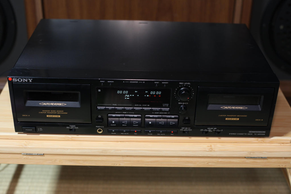 Sony TC-WR705S Dual Cassette Deck | Needs Belt Replacement | Mint Cosmetic