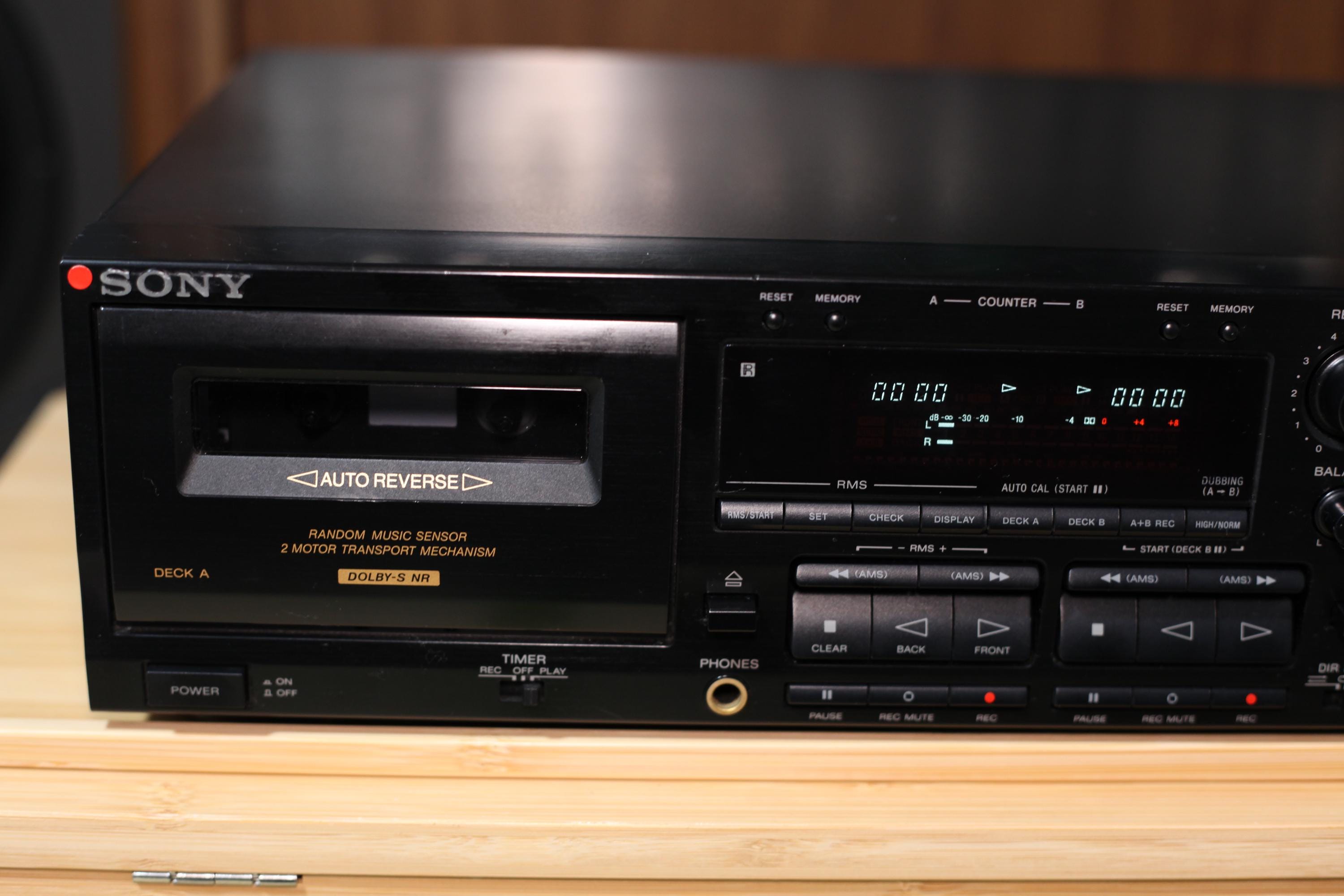 Sony TC-WR705S Dual Cassette Deck | Needs Belt Replacement | Mint Cosmetic