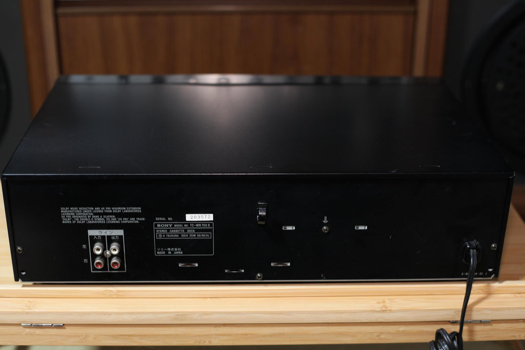 Sony TC-WR705S Dual Cassette Deck | Needs Belt Replacement | Mint Cosmetic