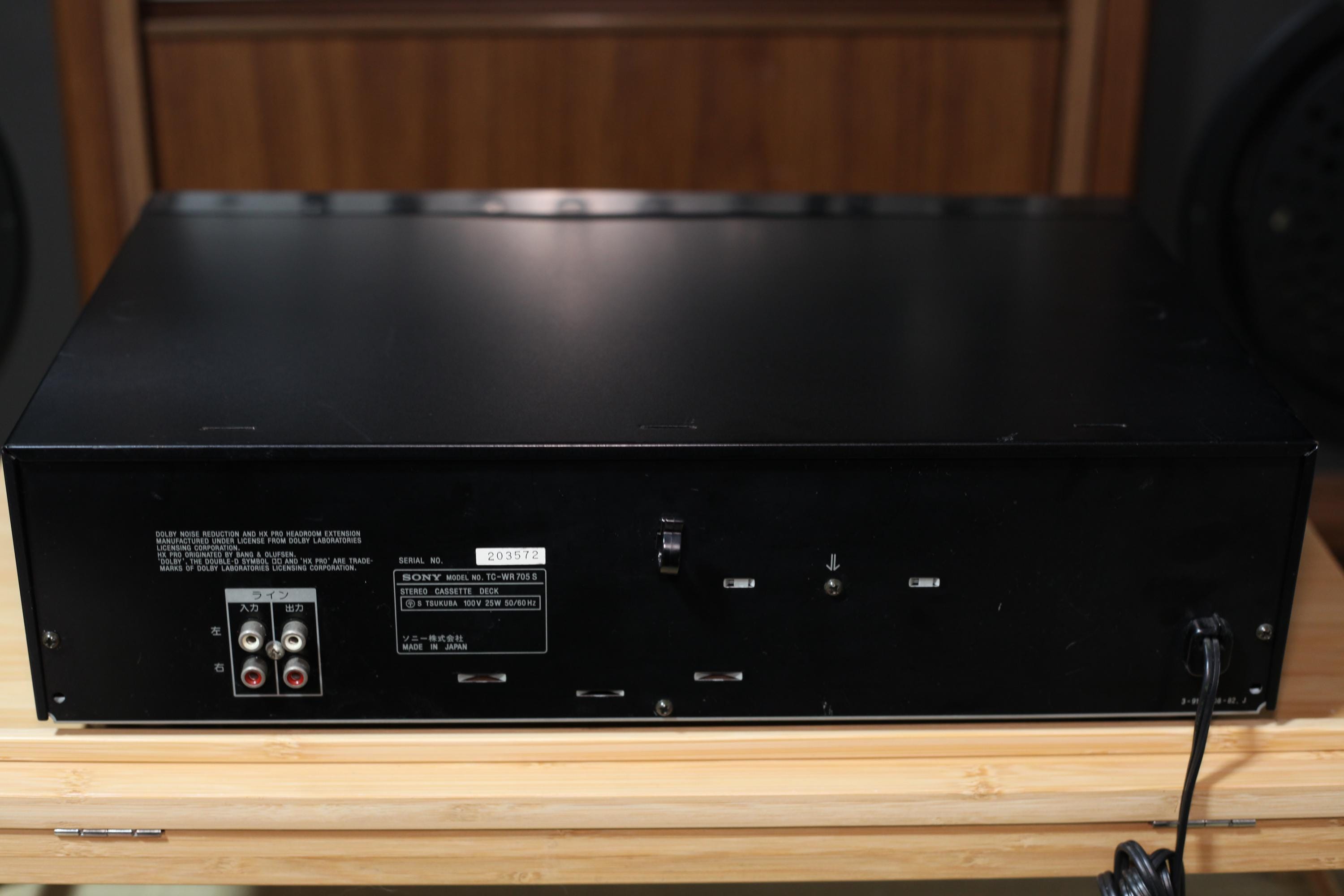 Sony TC-WR705S Dual Cassette Deck | Needs Belt Replacement | Mint Cosmetic