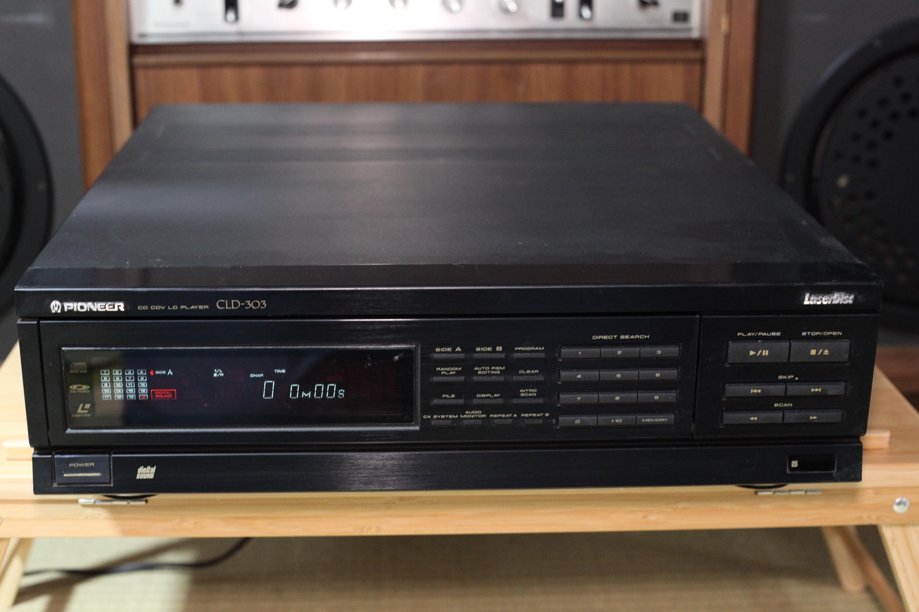 Pioneer CLD-303 LaserDisc Player | Powers On | Playback Not Confirmed | Vintage Video Component