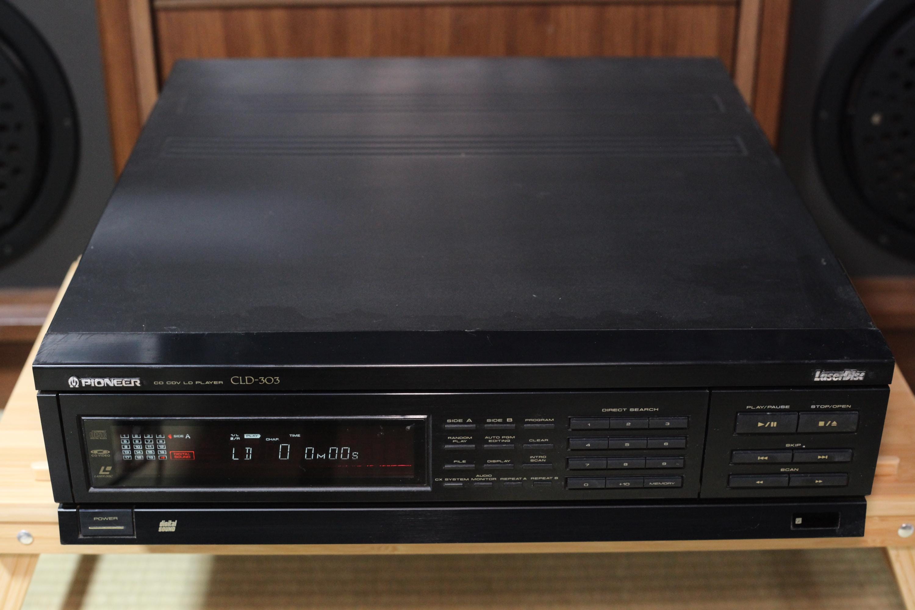 Pioneer CLD-303 LaserDisc Player | Powers On | Playback Not Confirmed | Vintage Video Component