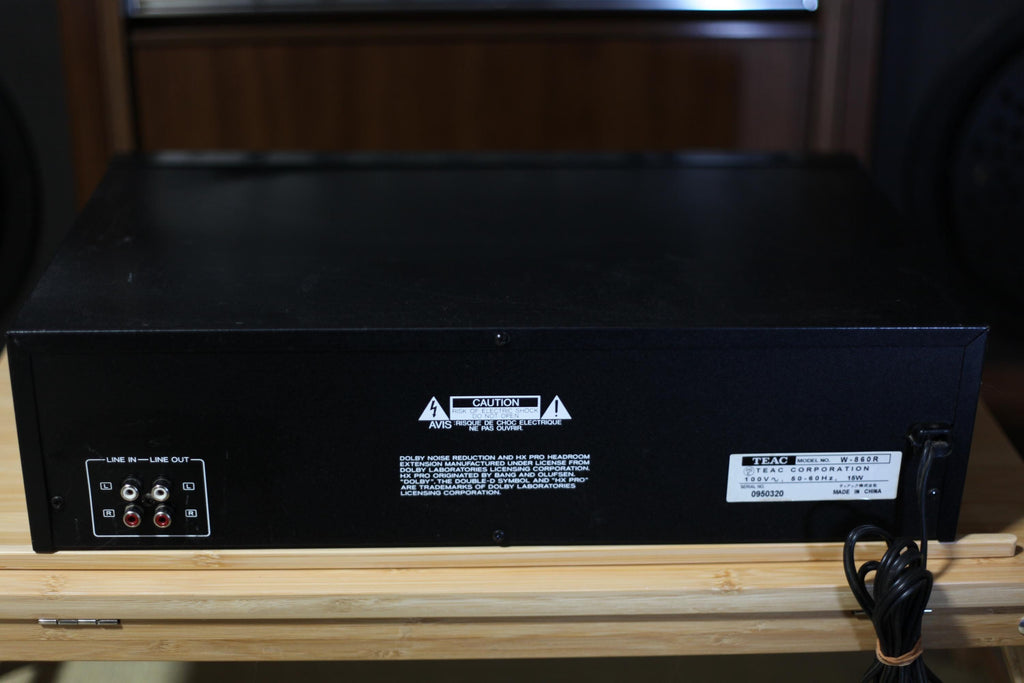 TEAC W-860R Double Cassette Deck — Fully Working, Dolby B/C, HX-Pro, Auto Reverse