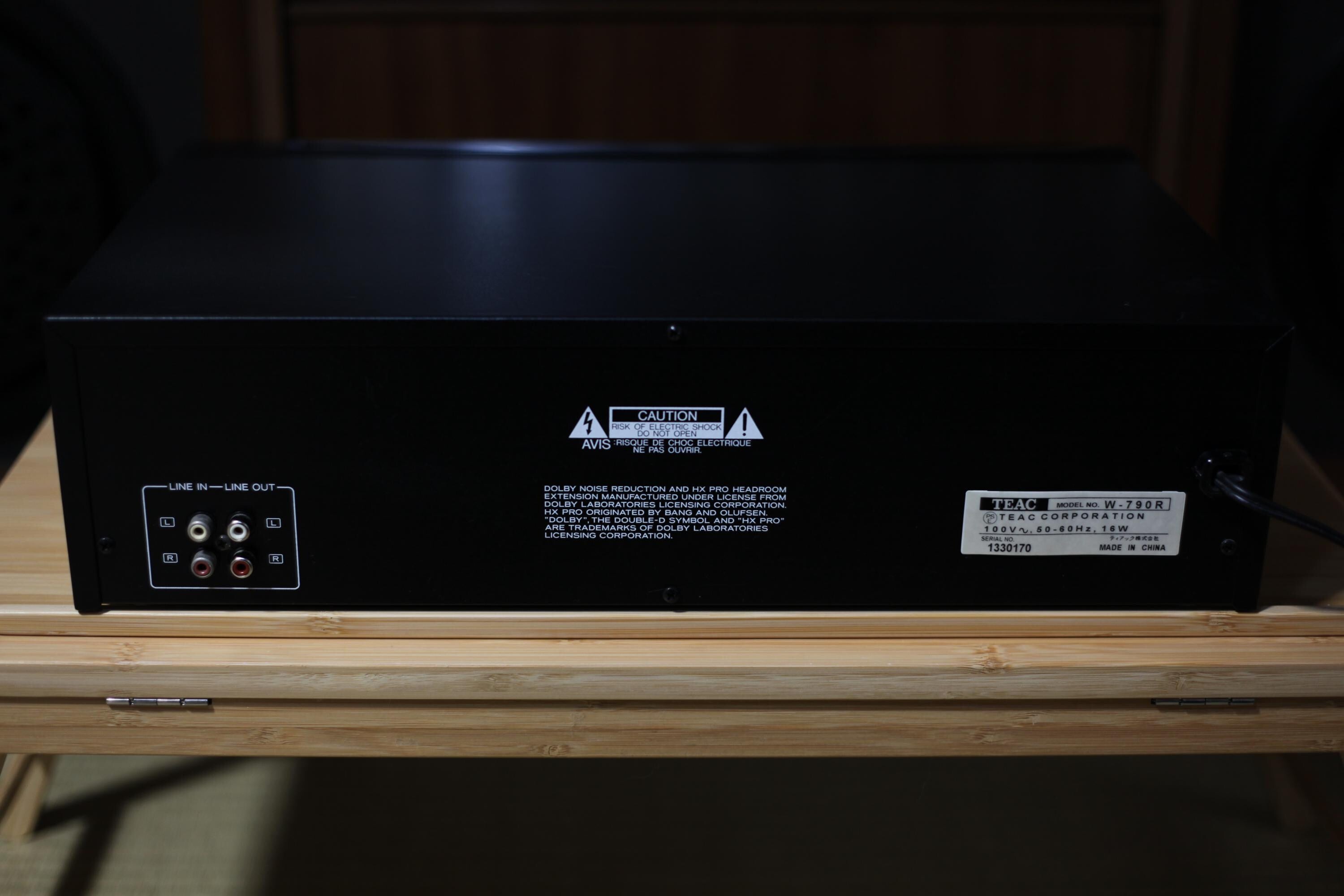 TEAC W-790R Double Cassette Deck | Fully Working | Classic 90s TEAC Sound