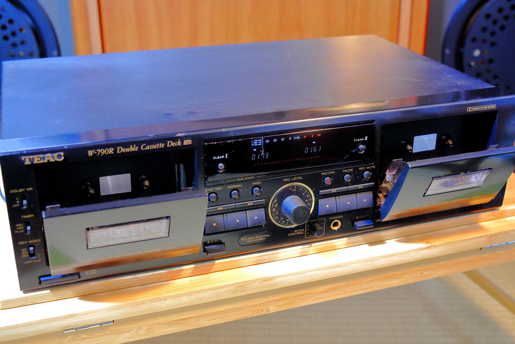 TEAC W-790R Double Cassette Deck – Fully Working Stereo Tape Recorder –