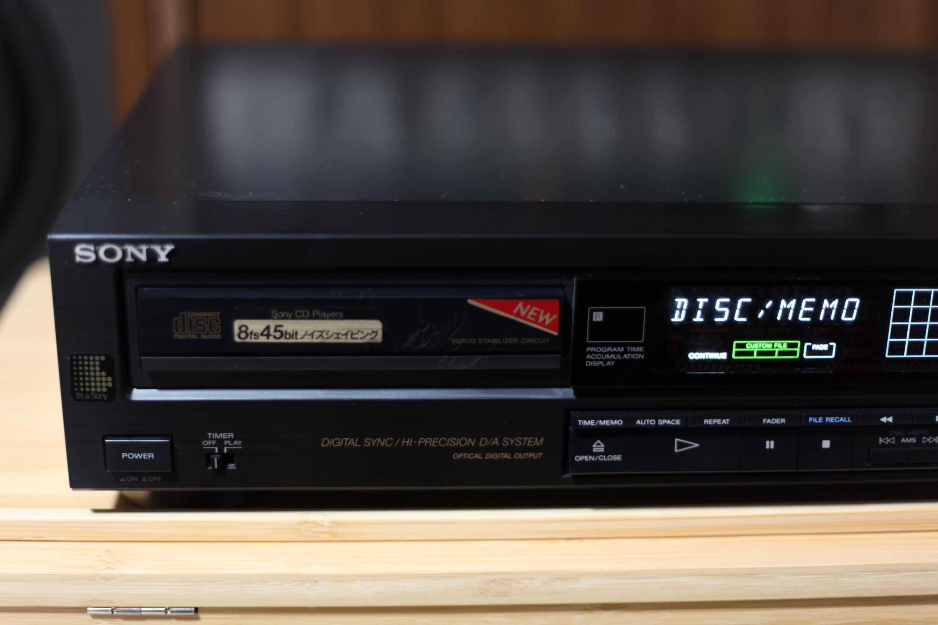 Sony CDP-970 Vintage CD Player – Fully Tested Hi-Fi Stereo, Optical Out Working Condition