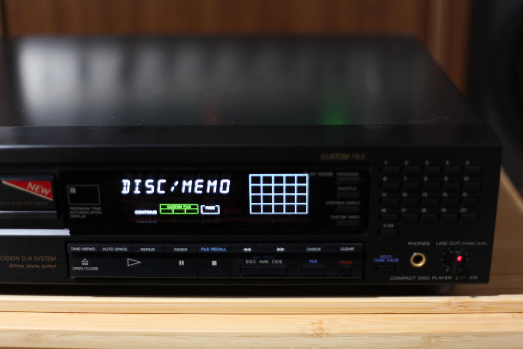Sony CDP-970 Vintage CD Player – Fully Tested Hi-Fi Stereo, Optical Out Working Condition
