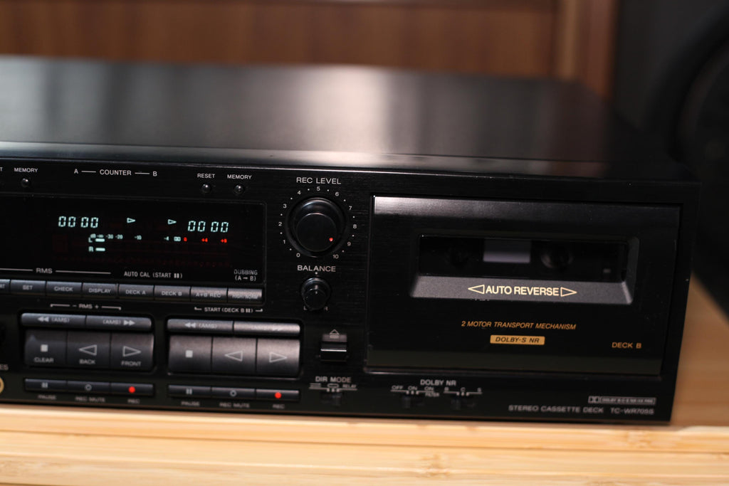 Sony TC-WR705S Dual Cassette Deck | Needs Belt Replacement | Mint Cosmetic