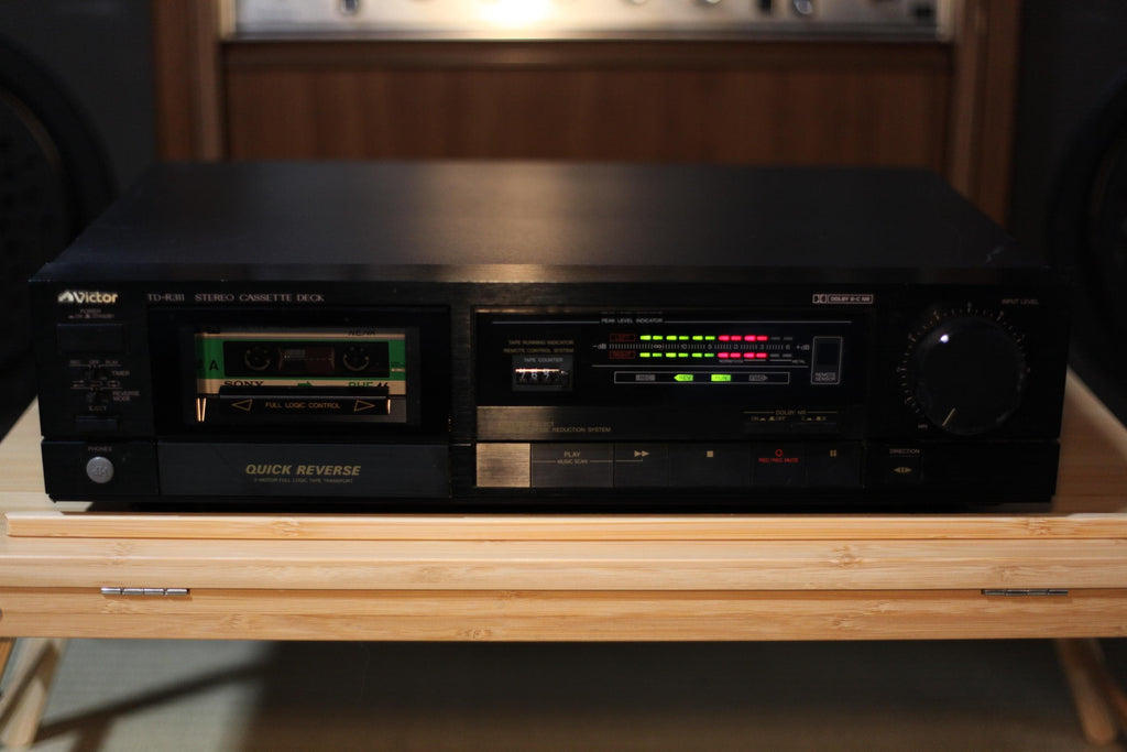 Victor TD-R311 Stereo Cassette Deck | Fully Working | Vintage JVC Hi-Fi Component
