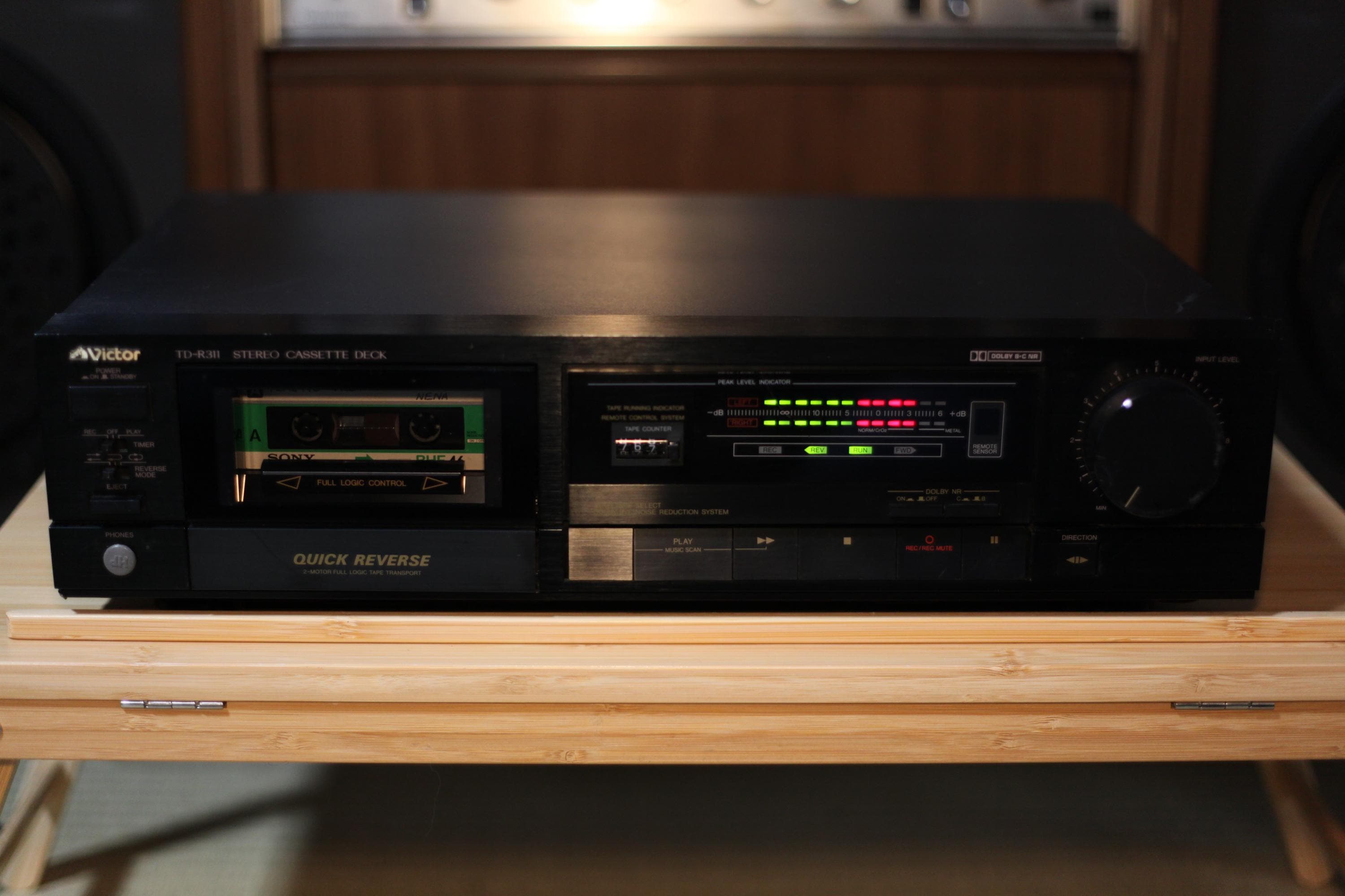 Victor TD-R311 Stereo Cassette Deck | Fully Working | Vintage JVC Hi-Fi Component