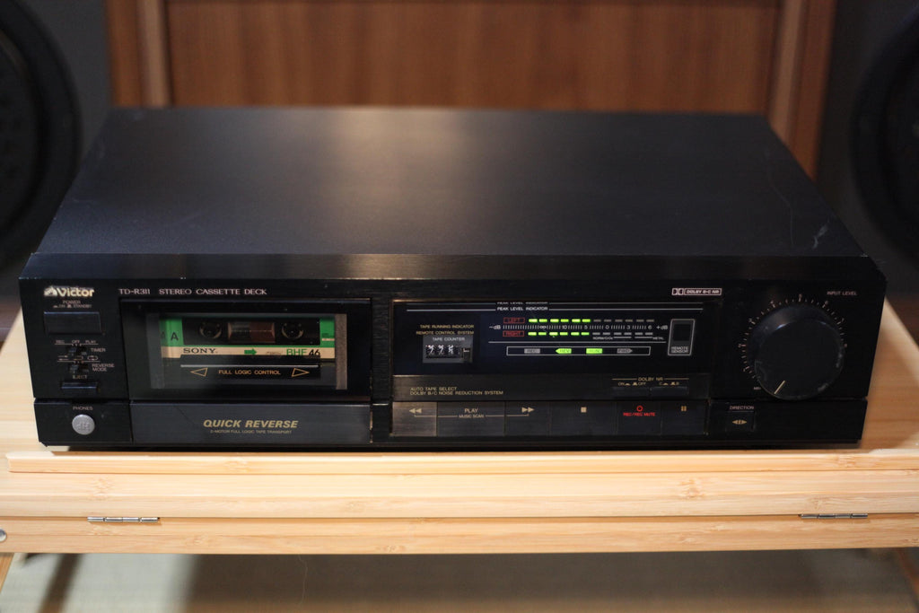 Victor TD-R311 Stereo Cassette Deck | Fully Working | Vintage JVC Hi-Fi Component