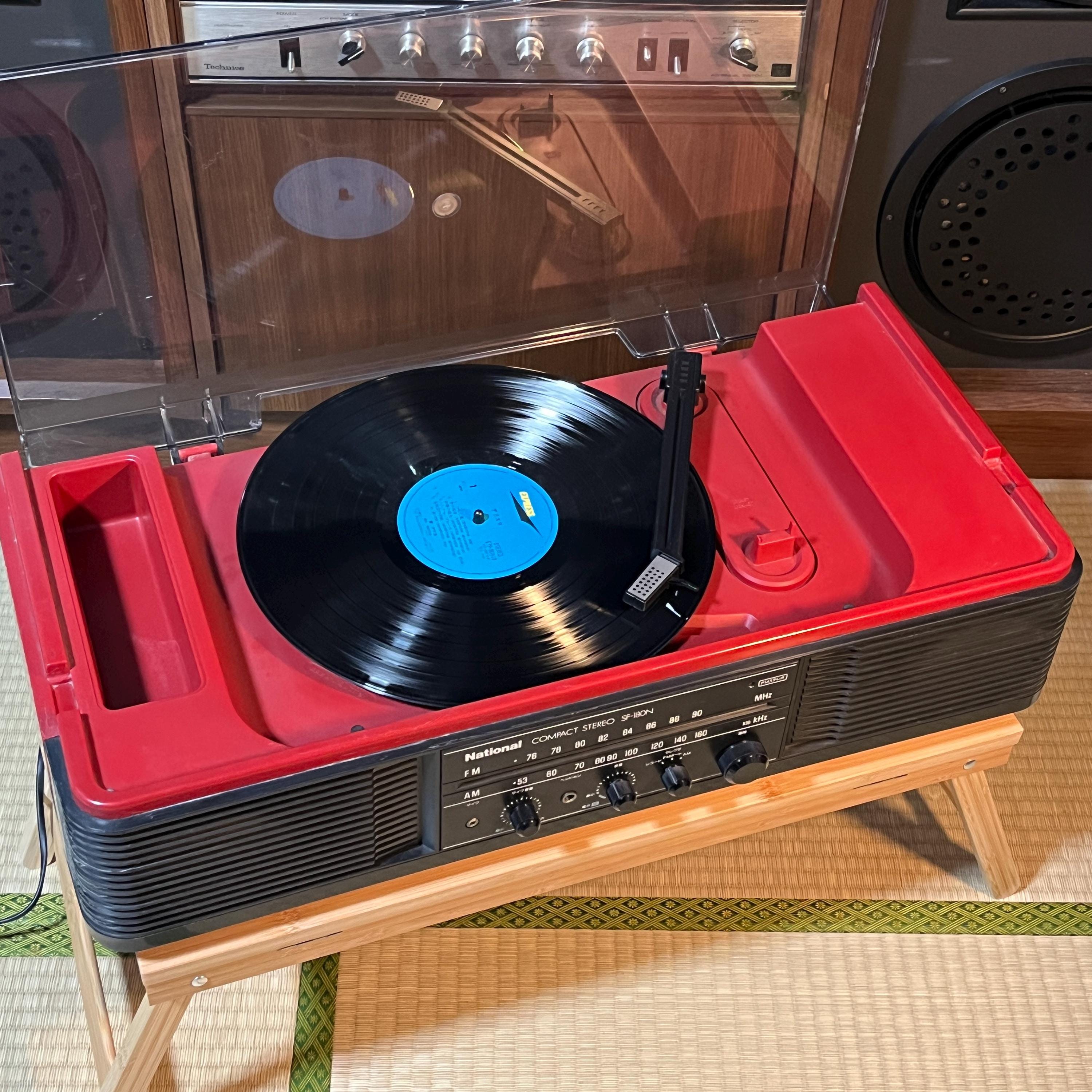 National SF-180N Radio & Record Player | Vintage Japanese Turntable Stereo | Serviced Working