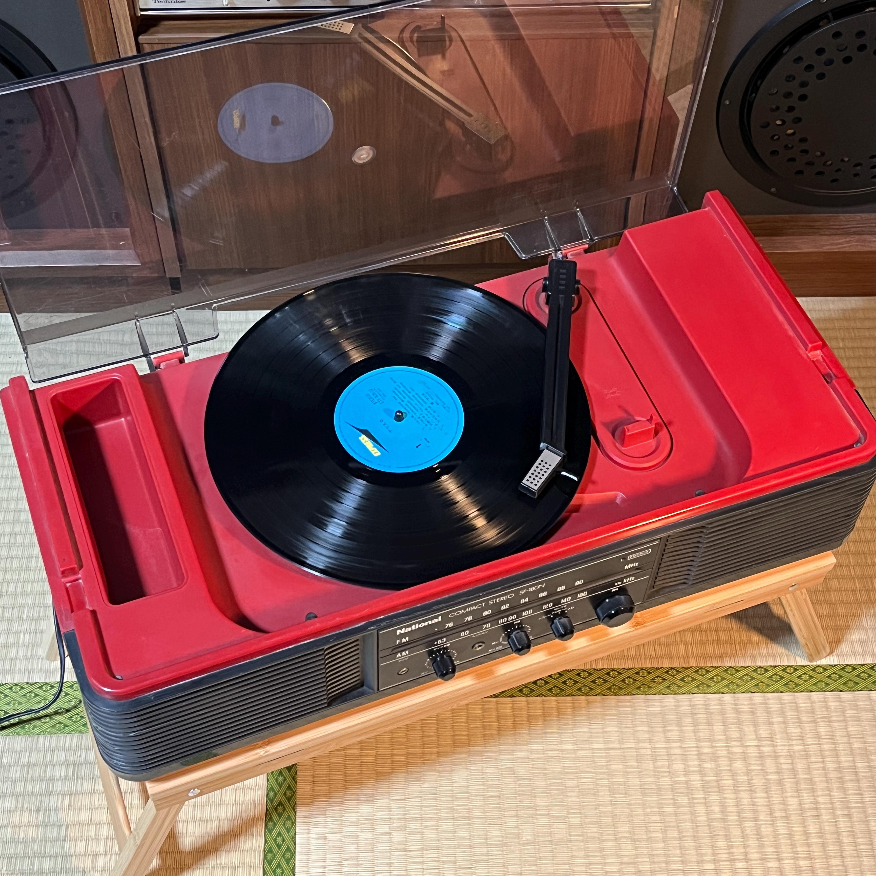 National SF-180N Radio & Record Player | Vintage Japanese Turntable Stereo | Serviced Working