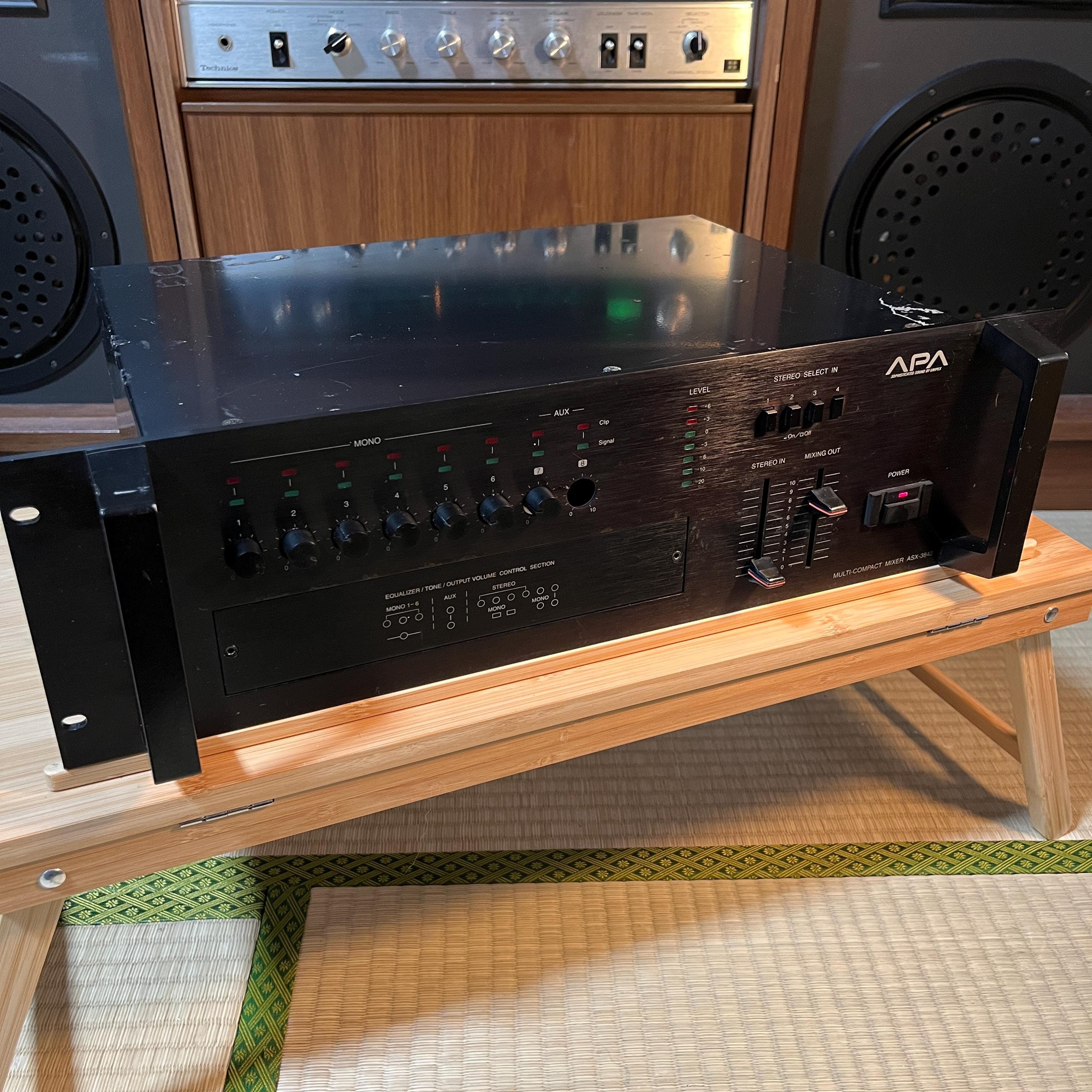 APA Unipex ASX-3842 Analog Audio Mixer | Vintage Japanese PA Mixer | Works
