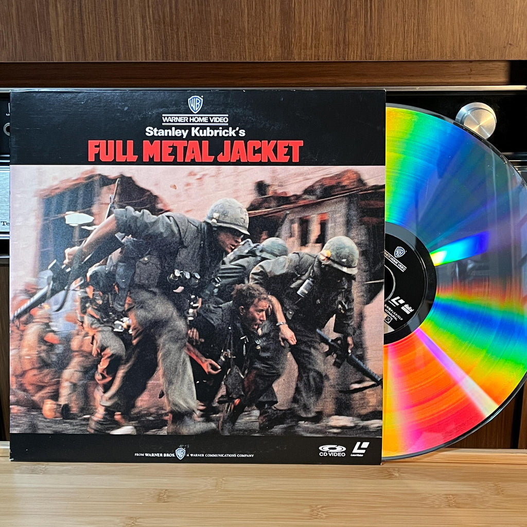 Full Metal Jacket LaserDisc Japan Pressing | Stanley Kubrick Film | Vintage LaserDisc with Insert