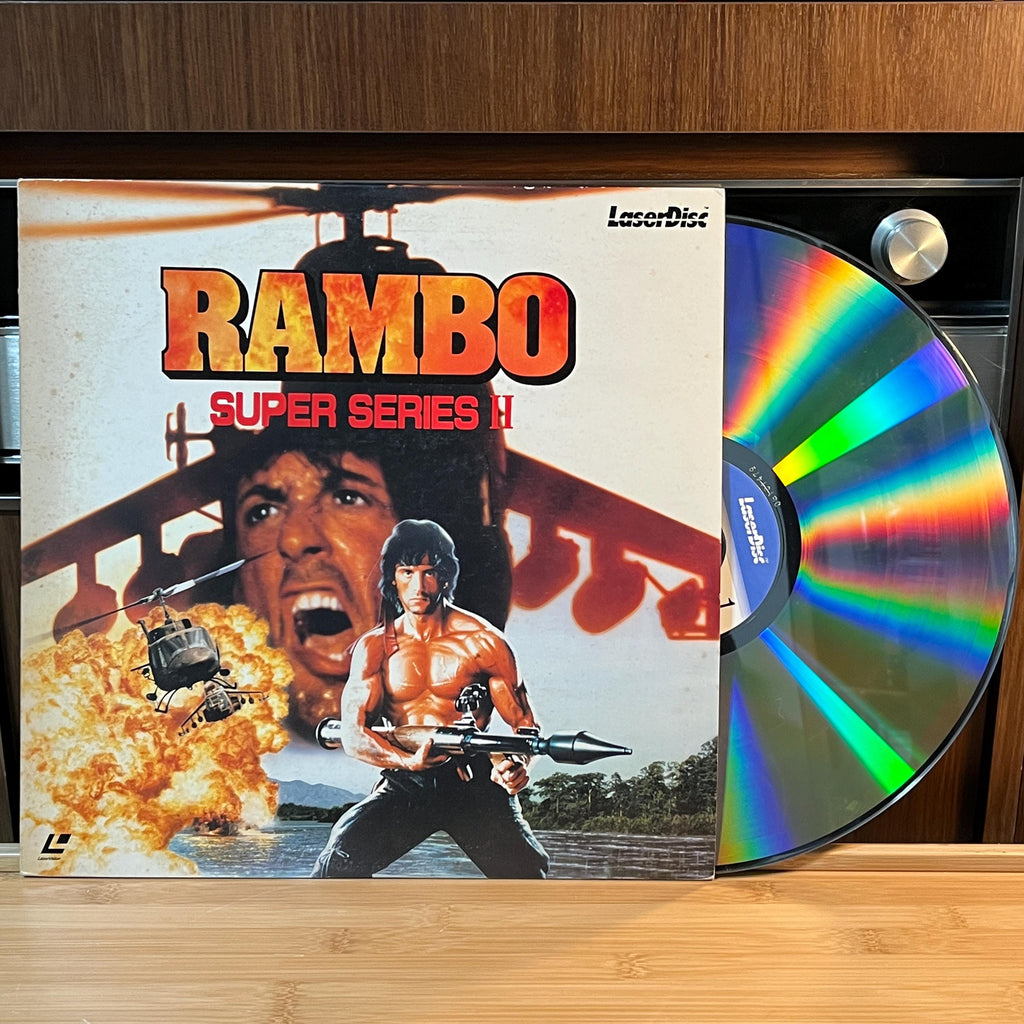 Rambo Super Series 2 LaserDisc | Japan Pressing | Vintage Action Film | With Cover & Insert
