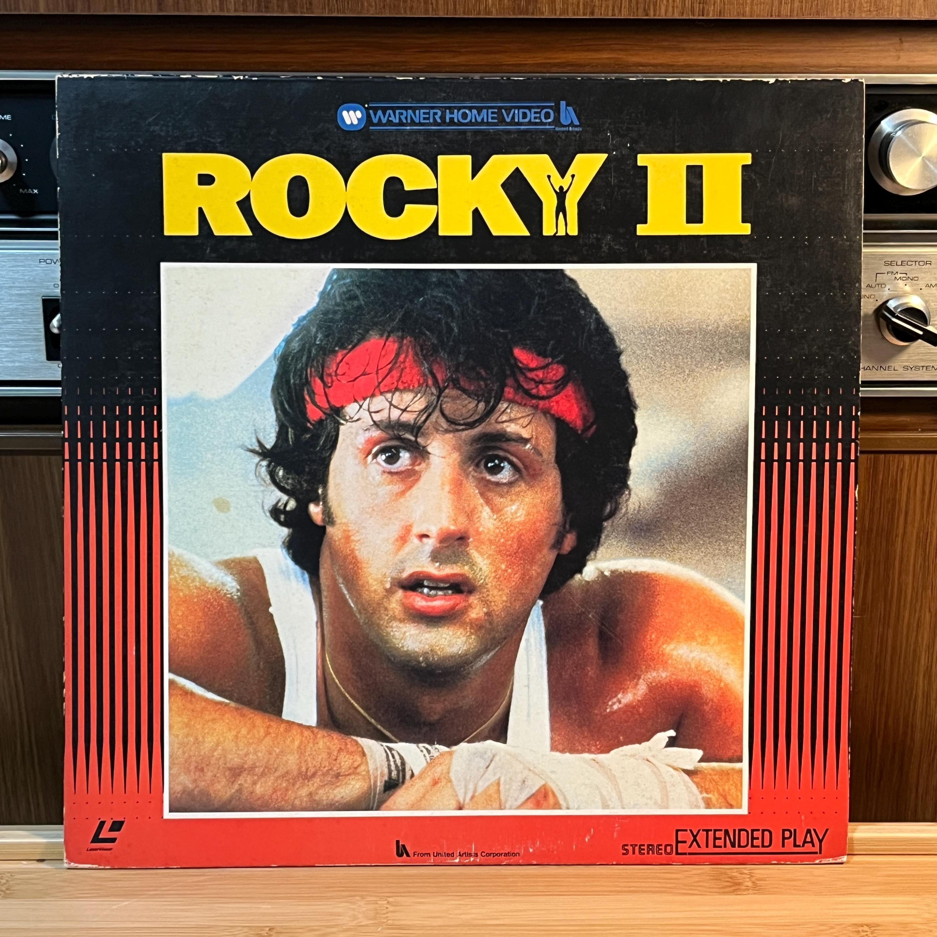 Rocky II LaserDisc | Japan Pressing | Sylvester Stallone Classic | With Cover & Insert