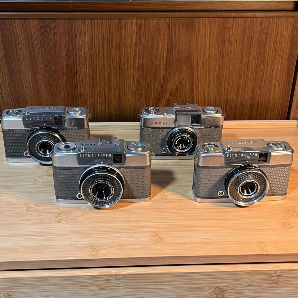 Olympus PEN Film Camera Lot Vintage Half Frame Cameras | For Parts or Repair