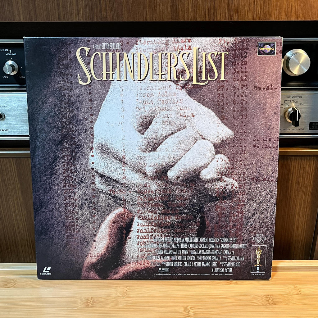 Schindler’s List LaserDisc | Japan Release | 2 Discs | English Audio Japanese Subtitles | Cover & Insert