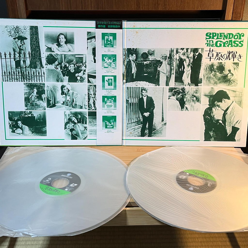 Splendor in the Grass LaserDisc | Japan Release | English Audio Japanese Subtitles | Cover & Insert
