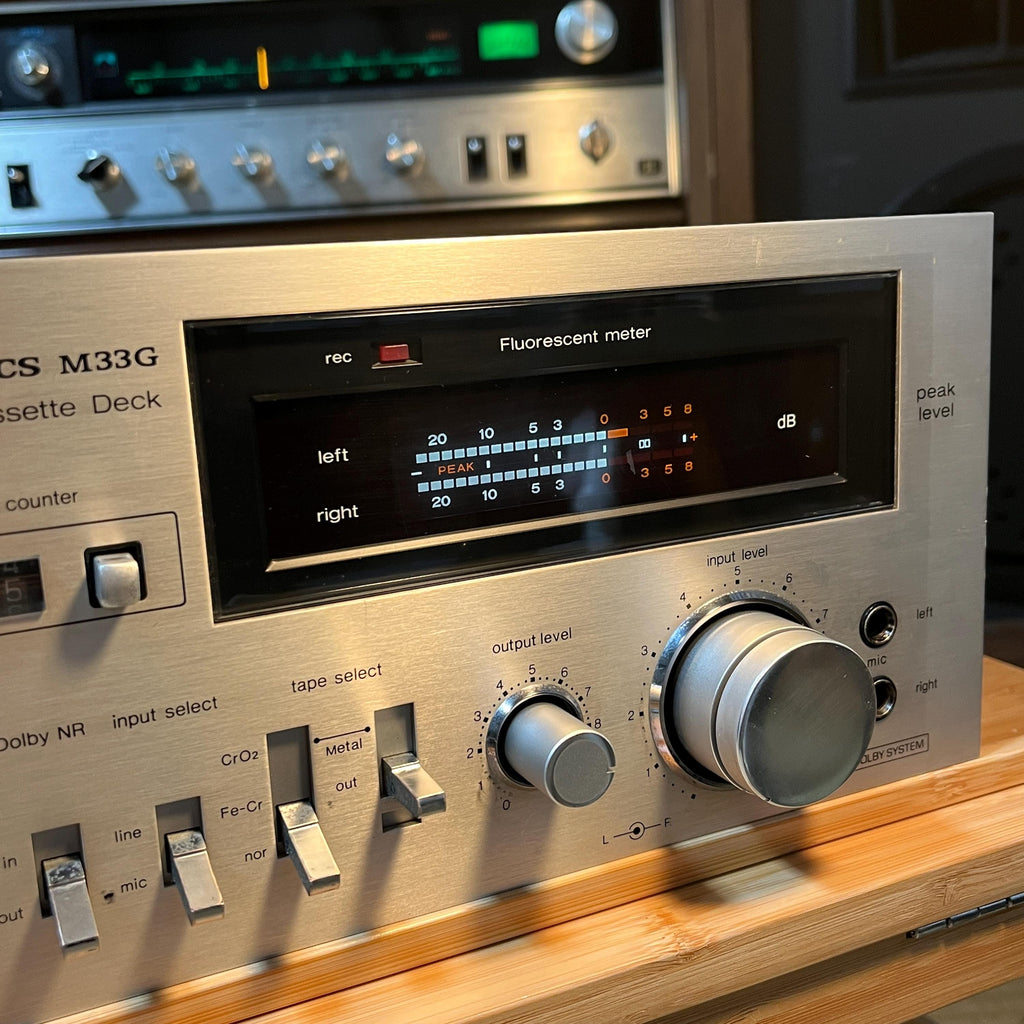 Technics RS-M33G Cassette Deck | Vintage Hi-Fi Tape Deck | Cleaned & Restored