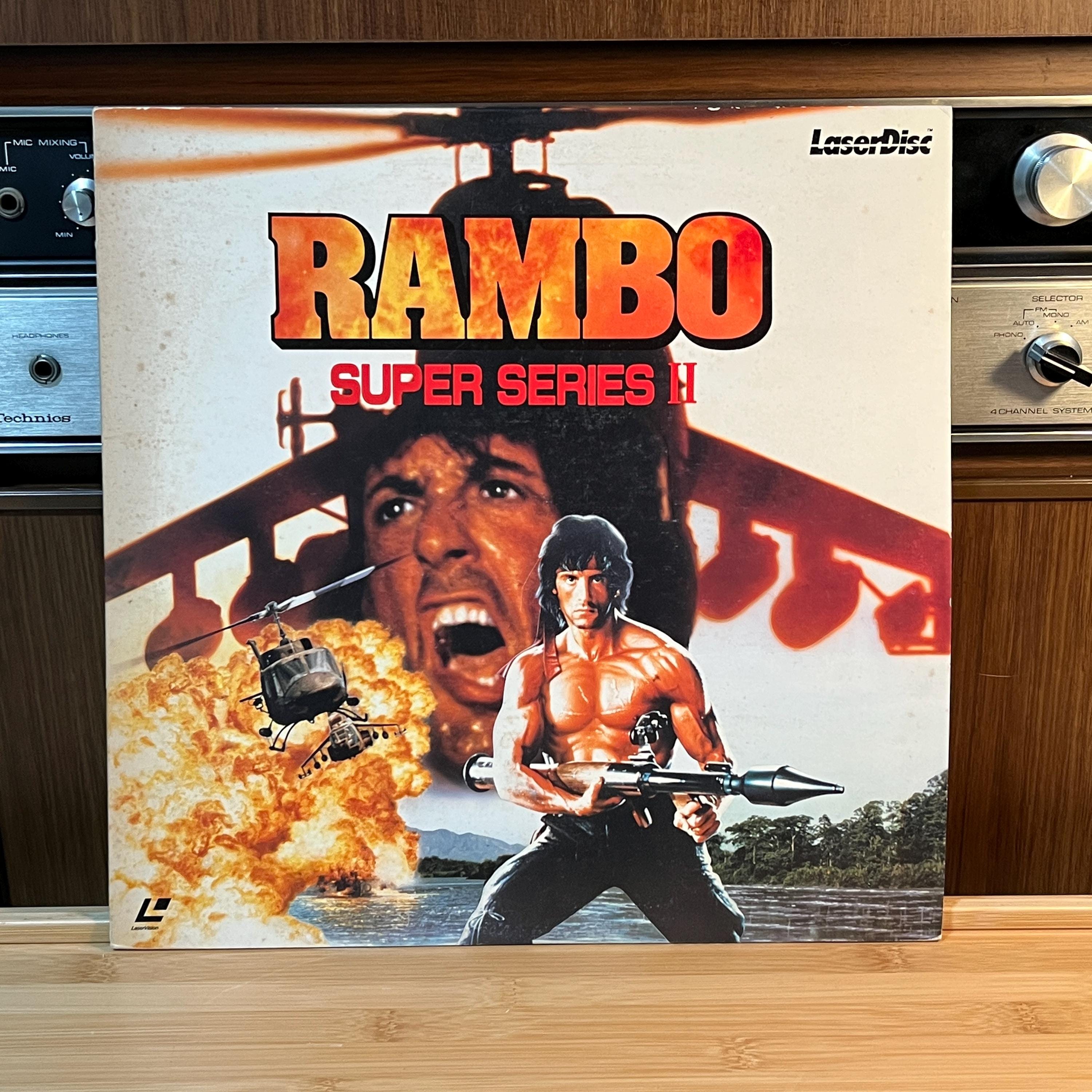 Rambo Super Series 2 LaserDisc | Japan Pressing | Vintage Action Film | With Cover & Insert