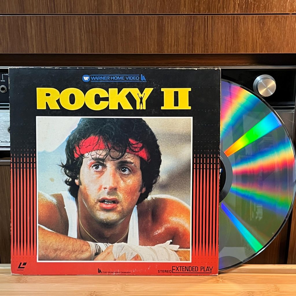 Rocky II LaserDisc | Japan Pressing | Sylvester Stallone Classic | With Cover & Insert