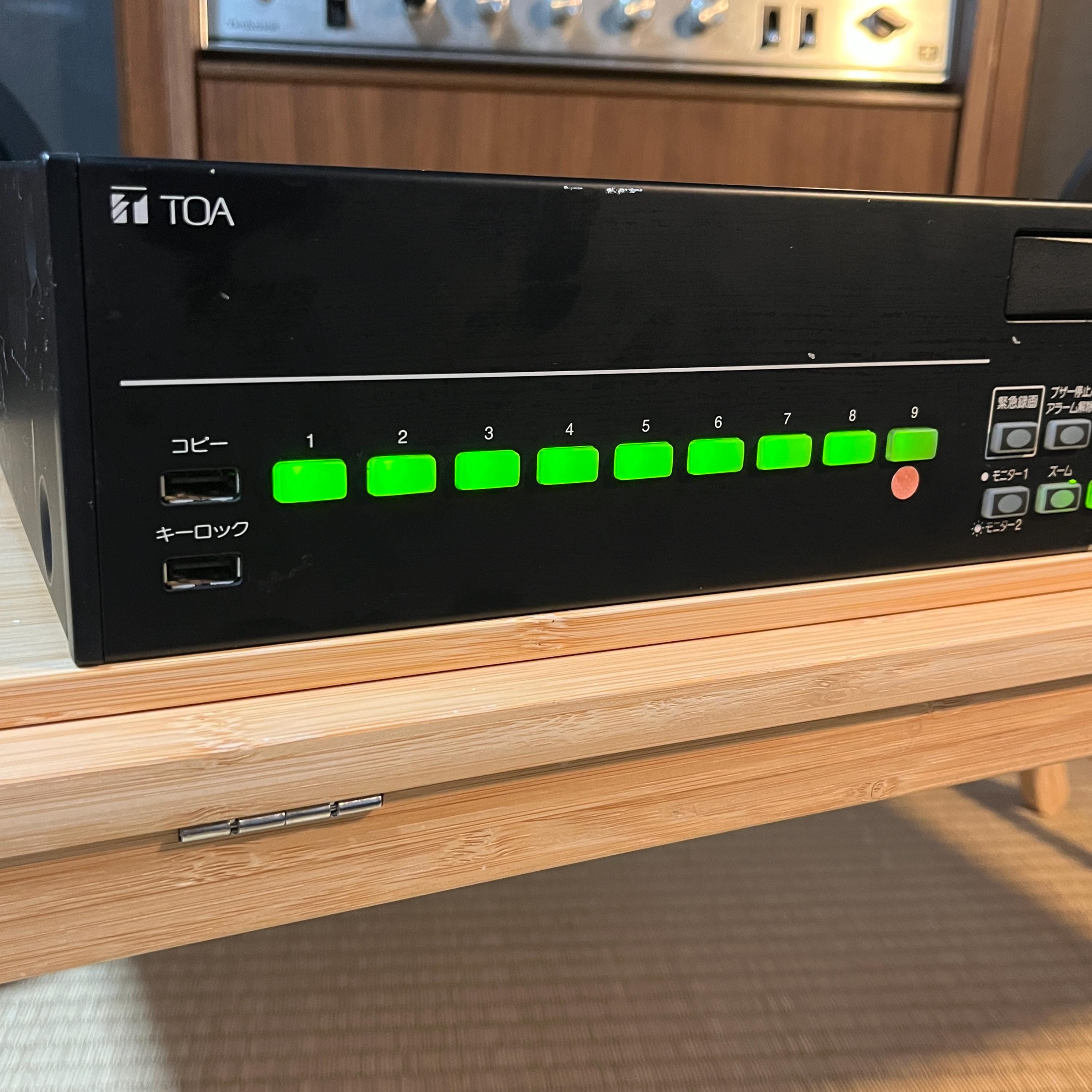 TOA C-DR091D6 9-Channel CCTV Digital Video Recorder | Professional Security DVR | Working